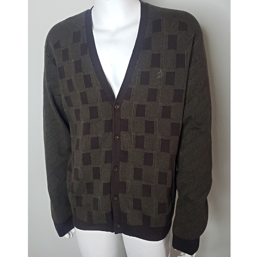 NWT Original Penguin Cardigan Sweater
